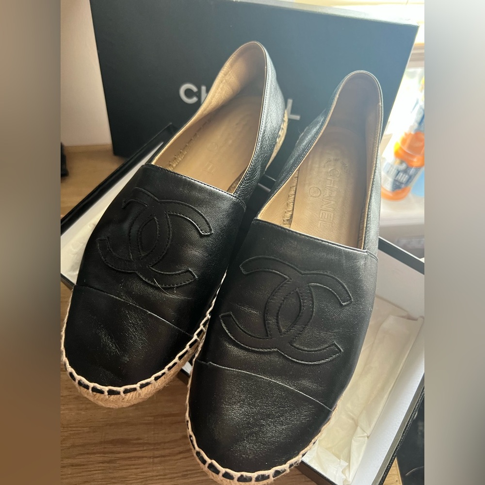 Chanel CC Espadrilles black